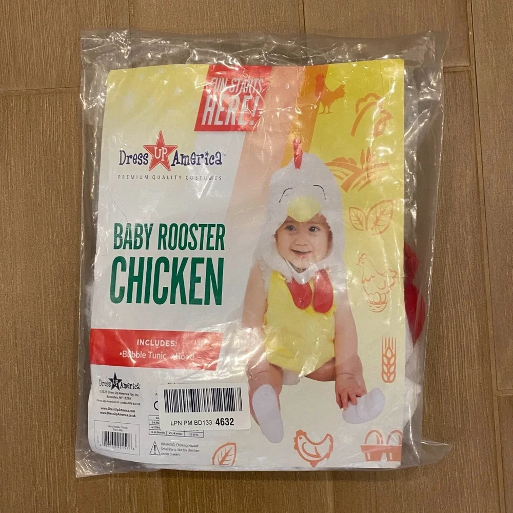 Dress Up America Baby Rooster Costume